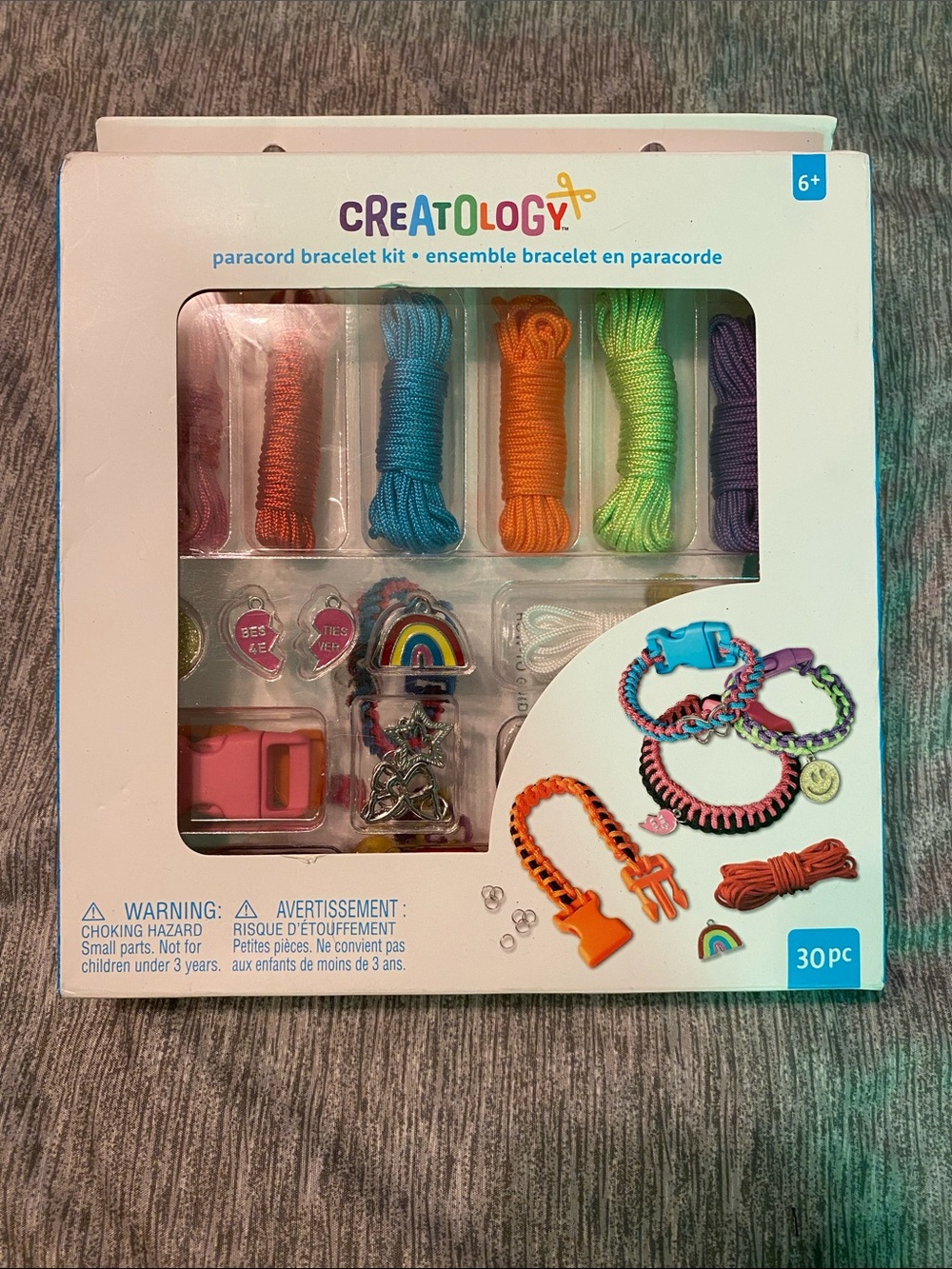 Creatology Paracord Bracelet Kit 30 Pcs Including Charms NEW